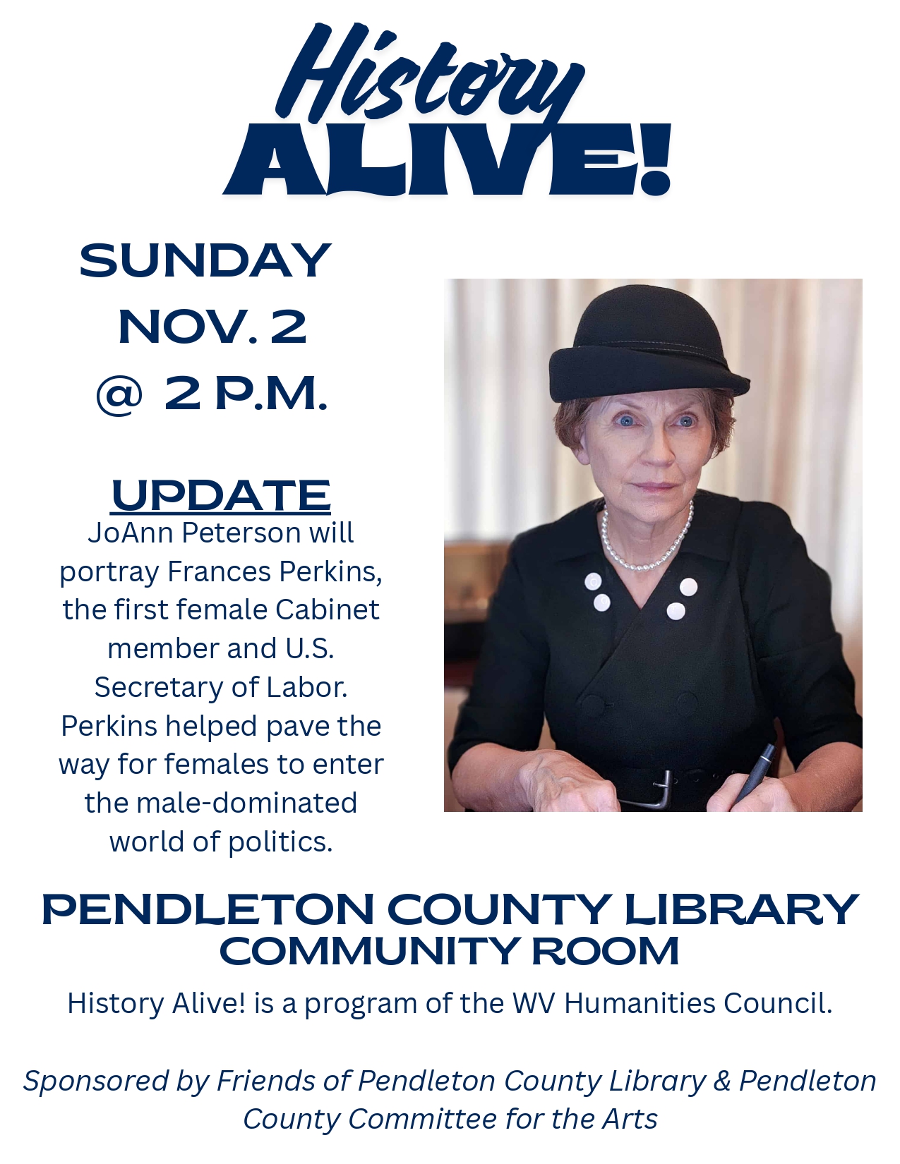 History Alive! Frances Perkins