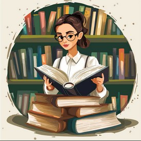 female librarian